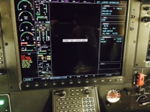 Image 1: G1000 "CHART NOT AVAILABLE" error message (for KBDU, Boulder Municipal, CO)